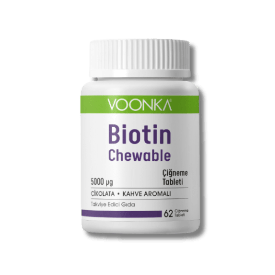 Voonka Biotin Chewable Takviye Edici Gıda 62 Tablet