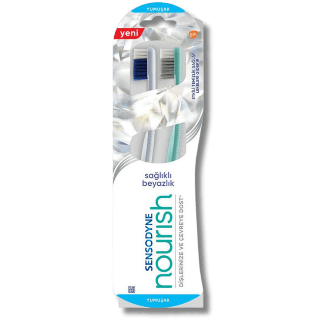 Sensodyne Nourish Diş Fırçası Sağlıklı Beyazlık 2li Paket