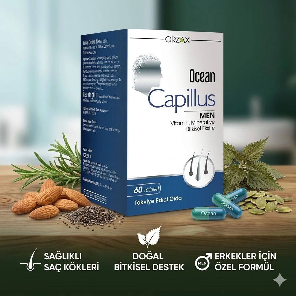 Orzax Ocean Capillus Men 60 Tablet Fiyatı ve Yorumları
