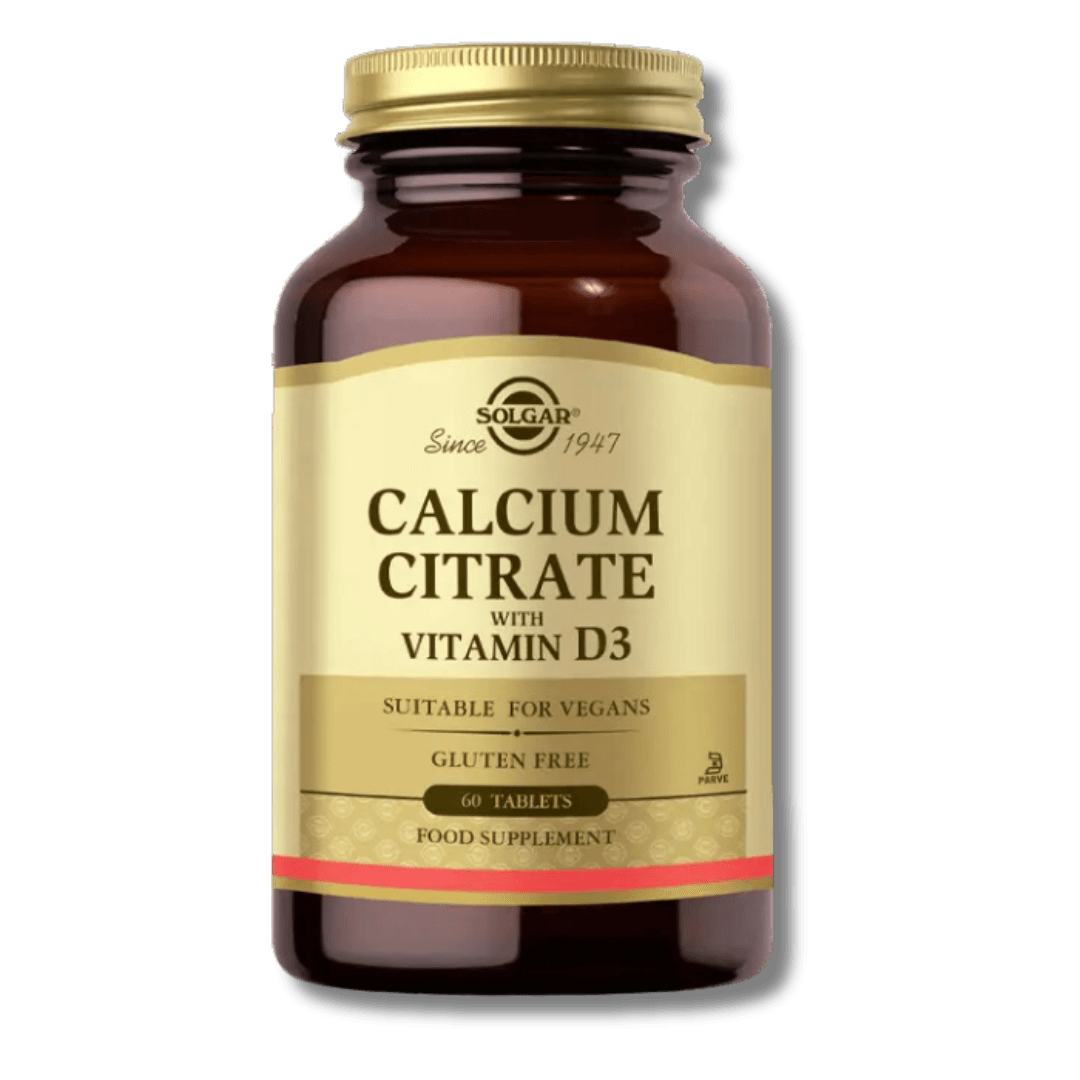 Solgar Calcium Citrate with Vitamin D3 60 Tablet