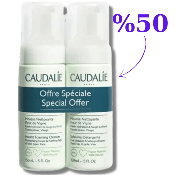 Caudalie Vinoclean Temizleme Köpüğü İkili Set 2x150 ml