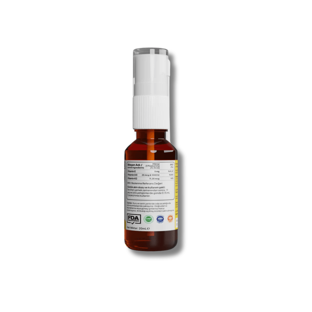 Anocin Vitamin D3K2 Sprey Damla 20 ml