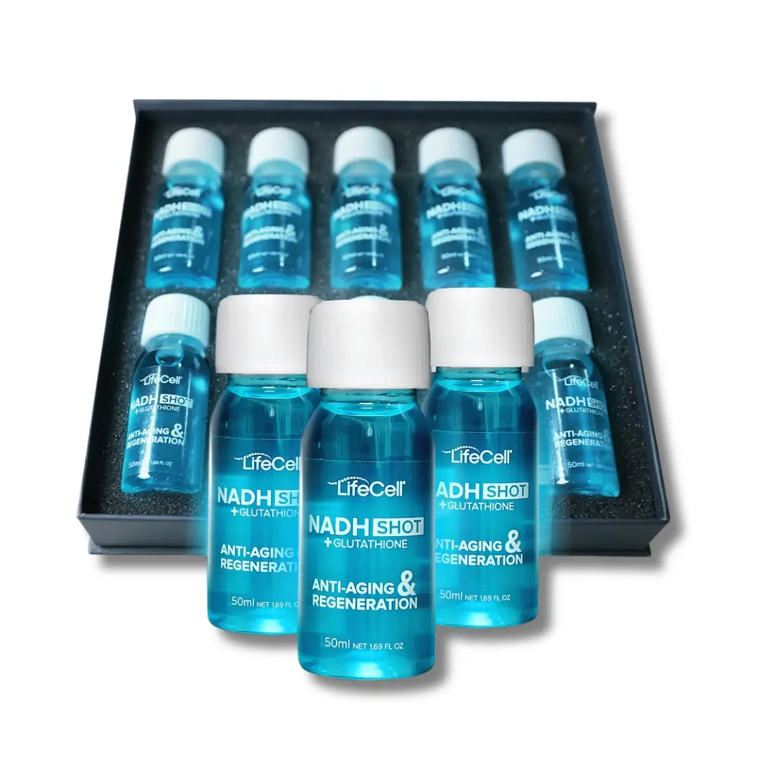 LifeCell Nadh Shot + Glutathione ( Glutatyon ) Anti-Aging 0 Shot LifeCell Nadh Shot + Glutathione ( Glutatyon ) Anti-Aging 0 Shot