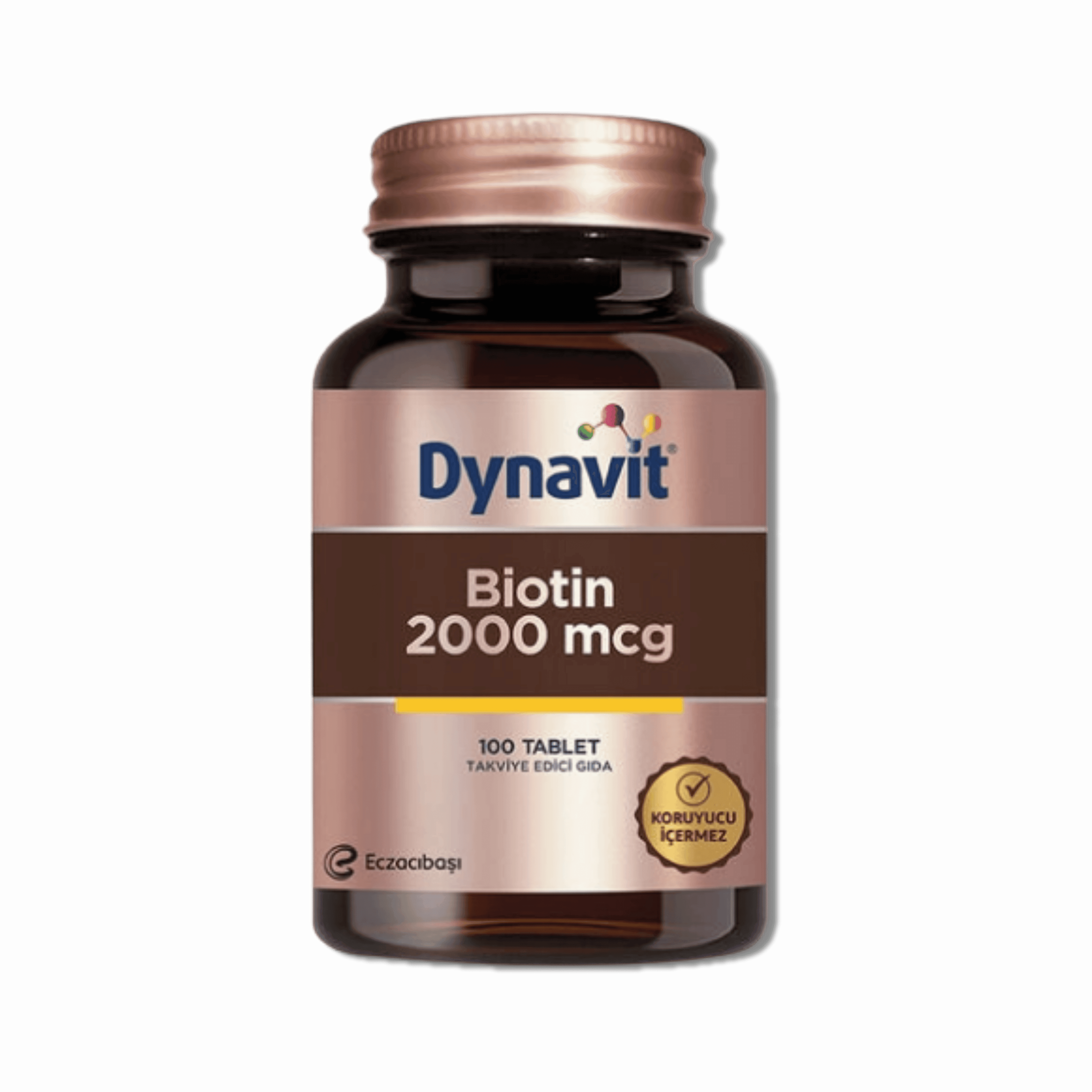 Eczacıbaşı Dynavit Biotin 2000 mcg Takviye Edici Gıda 100 Tablet