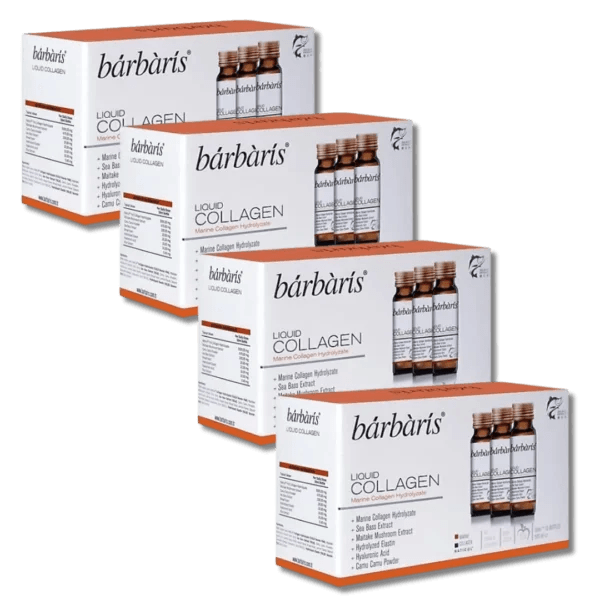 Barbaris Liquid Collagen 50 ml 10 adet 4lü Paket Takviye Edici Gıda