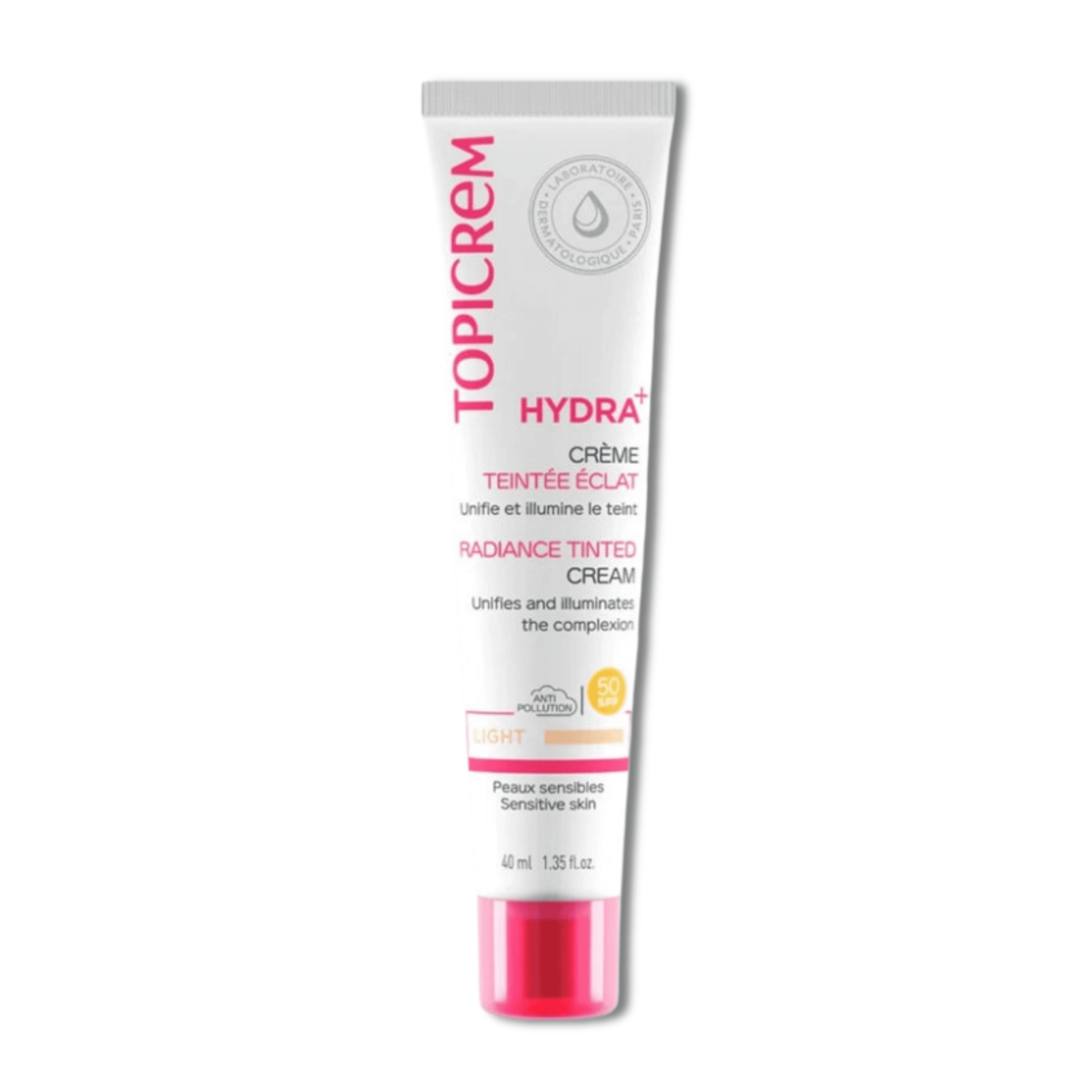 Topicrem Hydra+ Tinted Radiance Cream SPF 50 40 ml