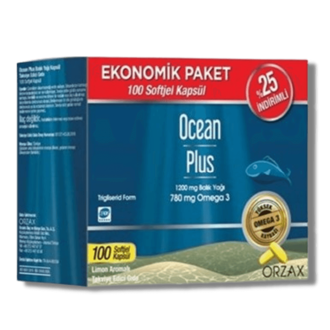 Ocean Plus 1200 mg 100 Softjel - %25 İndirimli