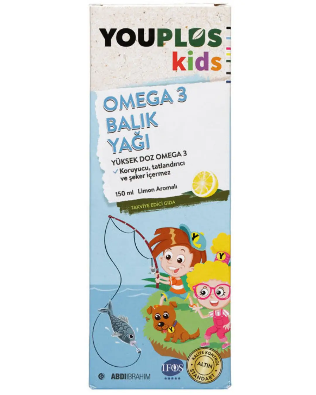 Abdi İbrahim YouPlus Kids Omega 3 150 ml