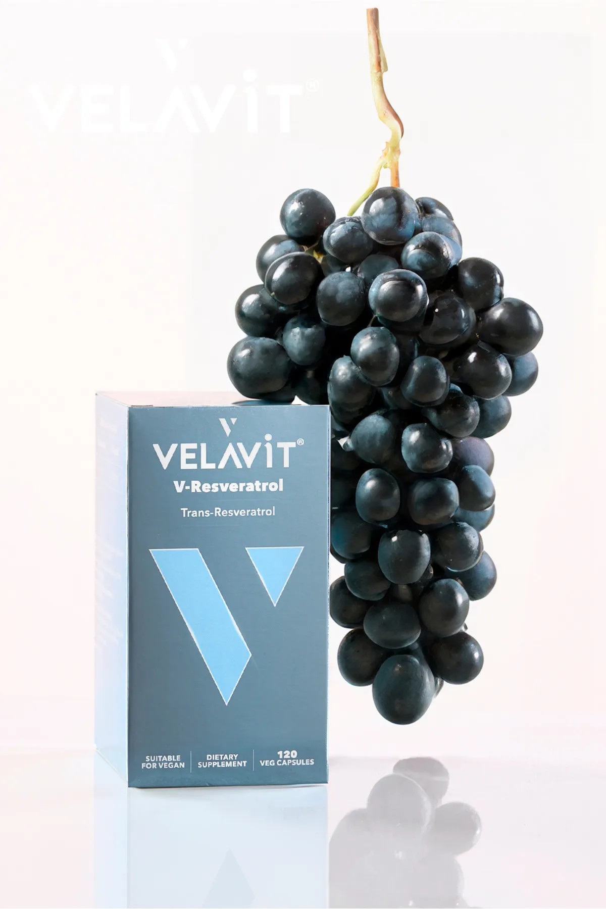 Velavit V-Resveratrol Takviye Edici Gıda 120 Kapsül