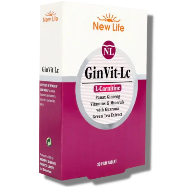 New Life GinVit-Lc L- Carnitine 30 Film Tablet Fiyat ve Yorumlar