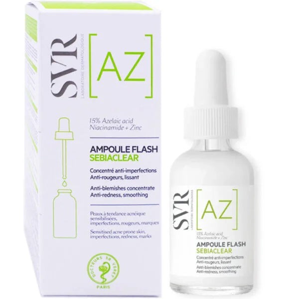 SVR Sebiaclear AZ Ampoule Flash 30 ml