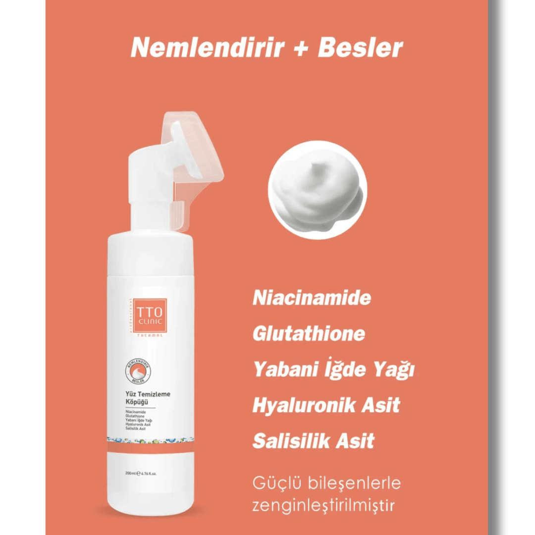 TTO Clinic Yüz Temizleme Köpüğü 200 ml