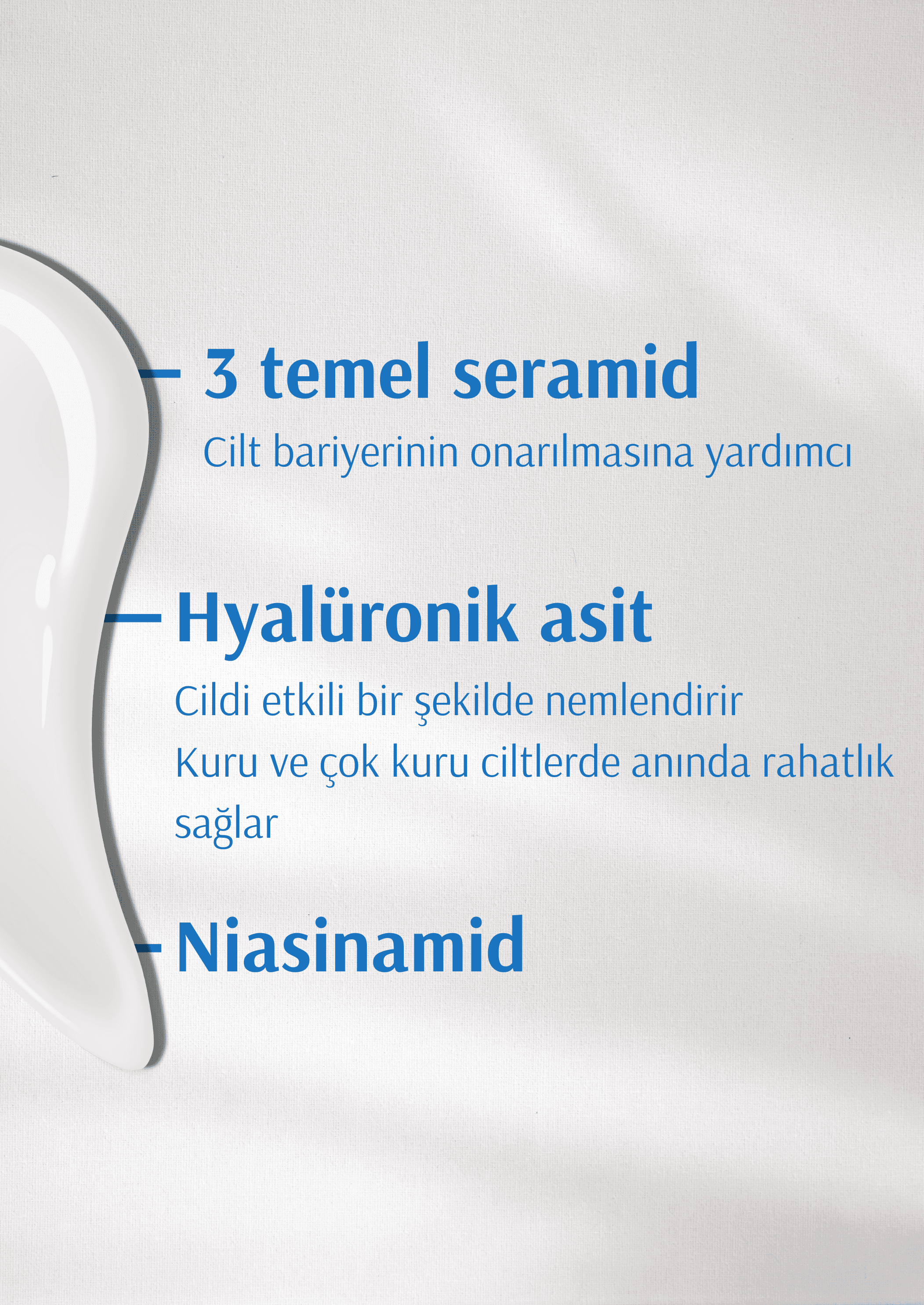 CeraVe Nemlendirici Yüz Kremi-Kuru Ciltler İçin Seramid Ve Hyalüronik Asit İçerikli 52 ml