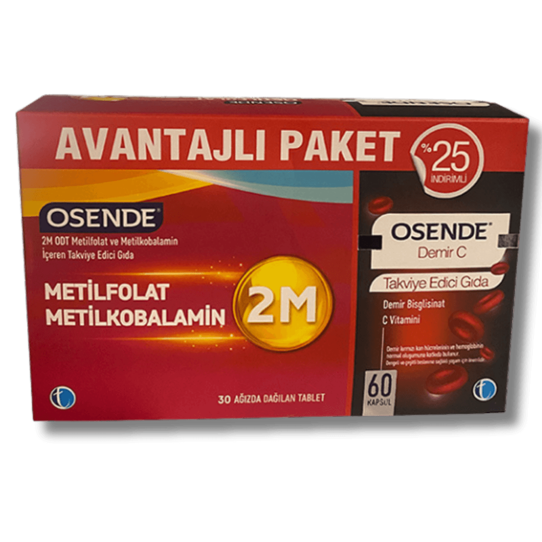 Tab İlaç Osende Demir C İçeren Takviye Edici Gıda Avantajlı Paket
