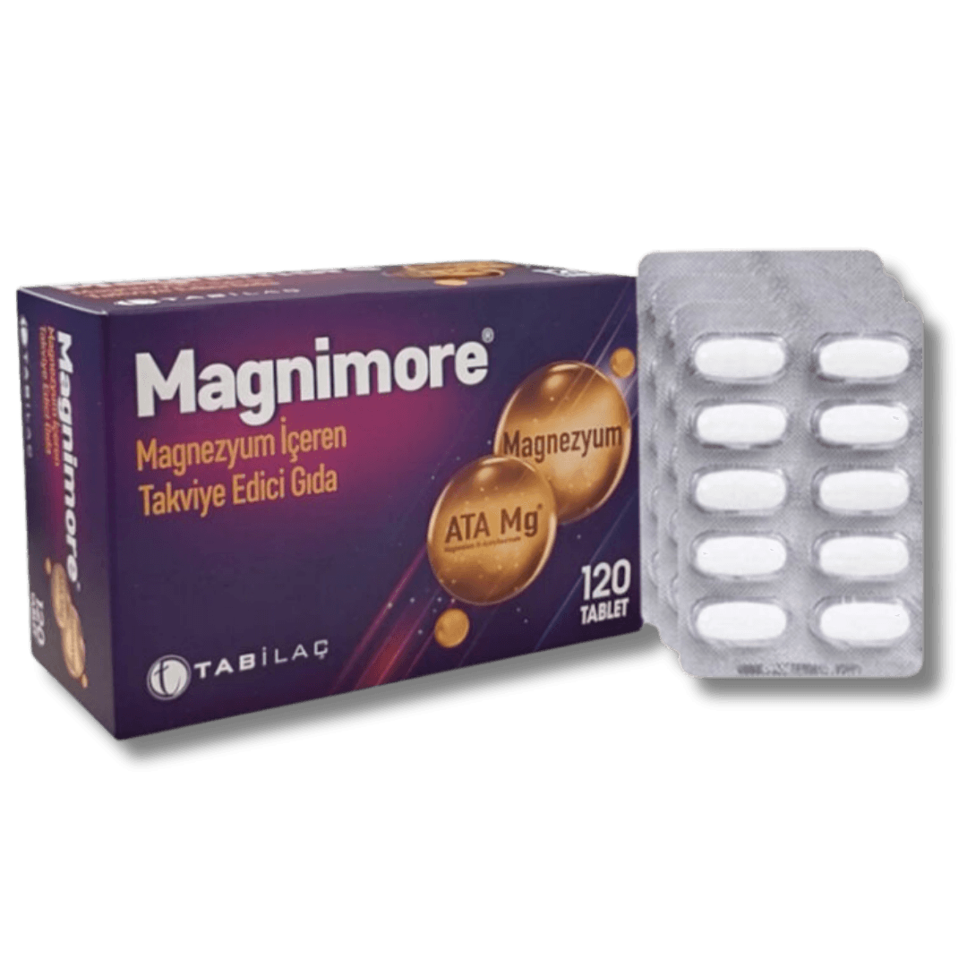 Magnimore Magnezyum İçeren Takviye Edici Gıda 120 Tablet