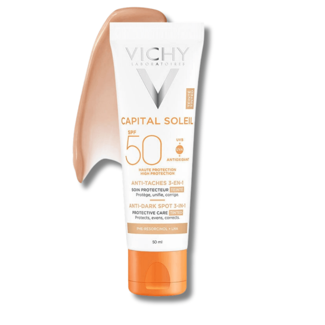 Vichy Capital Soleil Spf 50+ Anti Dark Spots Leke Karşıtı Renkli Güneş Kremi 50 ml