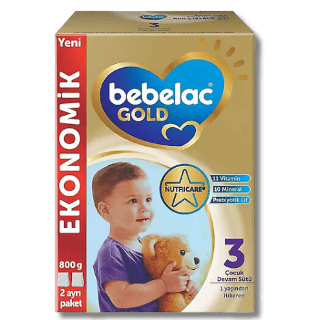 Bebelac Gold 3 Devam Sütü 800 Gram 1+ yaş