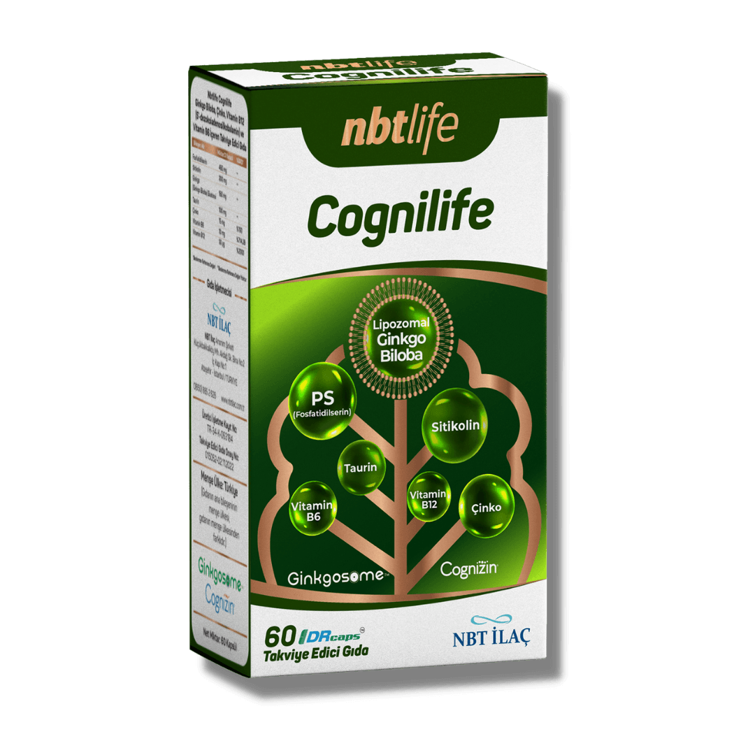 Nbtlife Cognilife Sitikolin Ginkgo Biloba 60 Kapsül