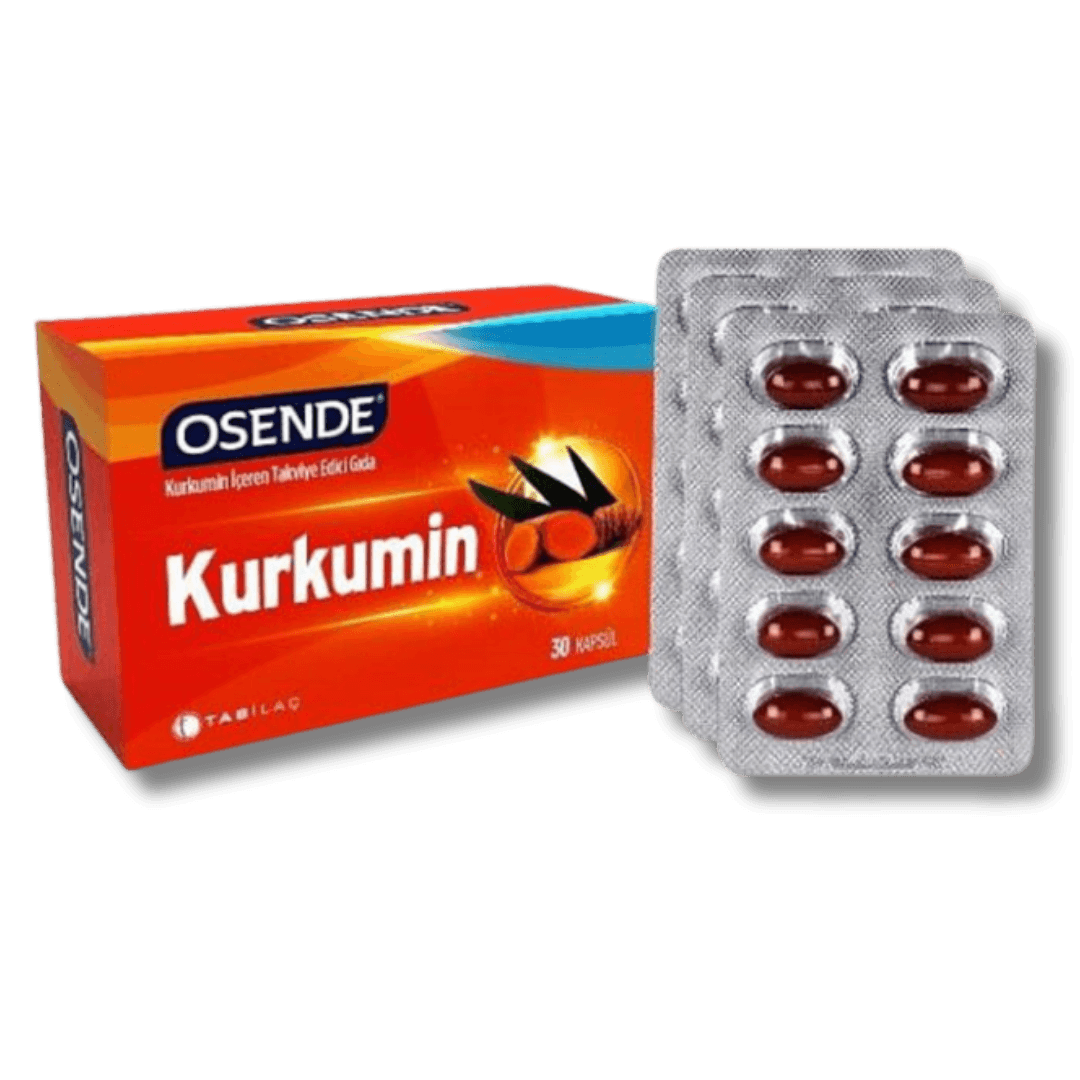 Osende Kurkumin Takviye Edici Gıda 30 Kapsül