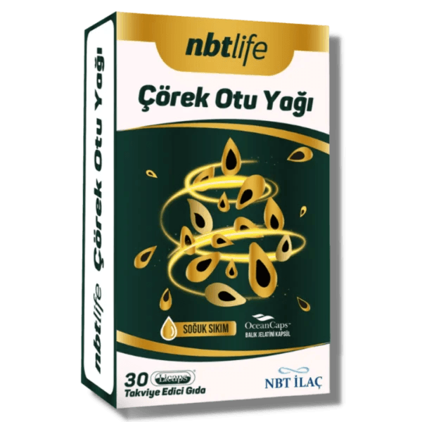 NBT Life Çörekotu Yağı 30 Kapsül