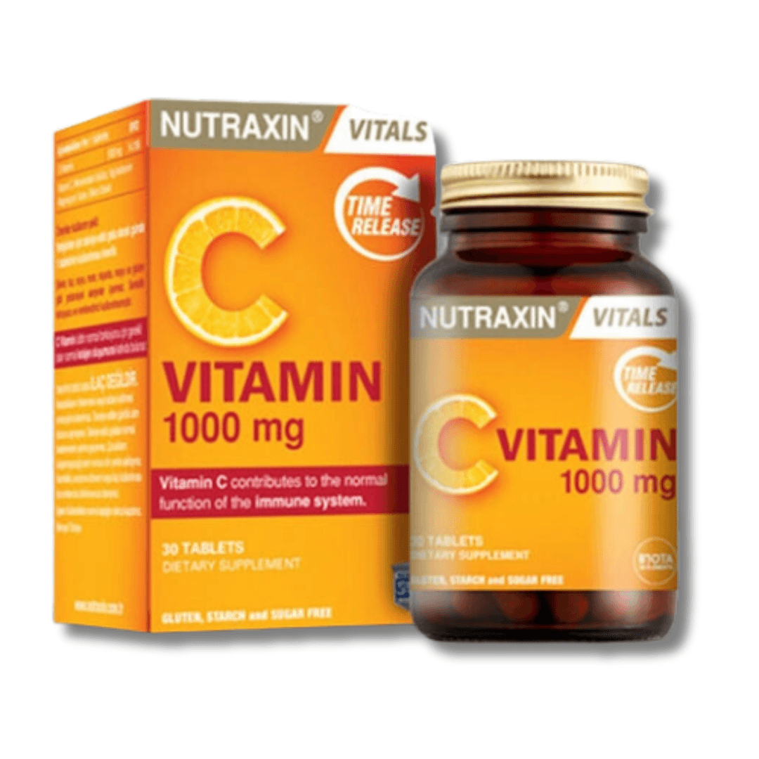 Nutraxin Vitamin C 1000 mg Takviye Edici Gıda 30 Tablet