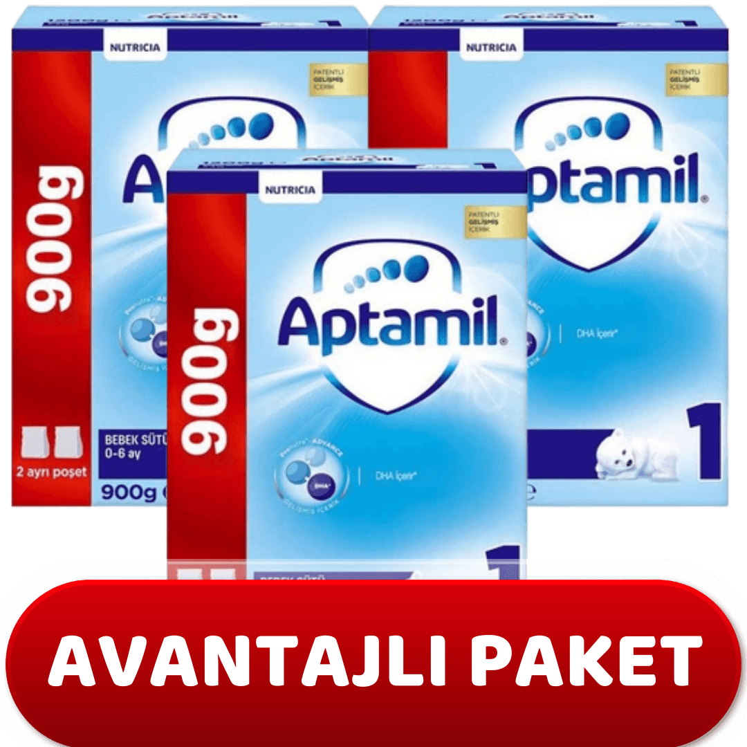 Aptamil 1 Bebek Sütü 900 gr 0-6 Ay - 3 adet