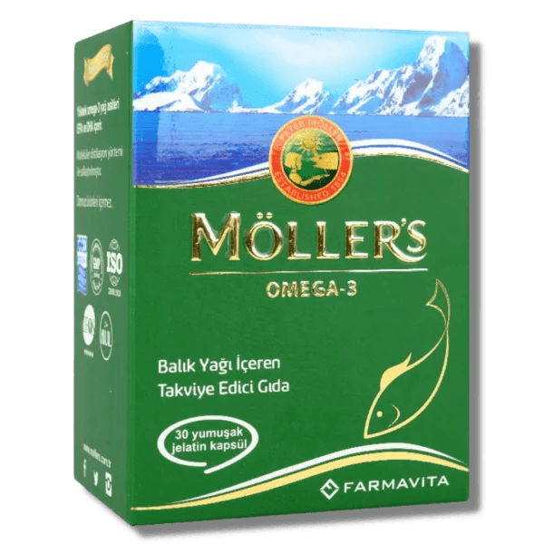 Möller's Omega 3 Balık Yağı 30 Kapsül