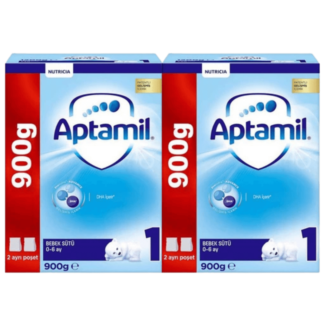 Aptamil 1 Bebek Sütü 900 gr 0-6 Ay - 2 adet