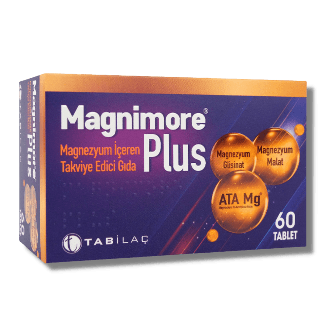 Magnimore Plus Magnezyum İçeren Takviye Edici Gıda 60 Kapsül