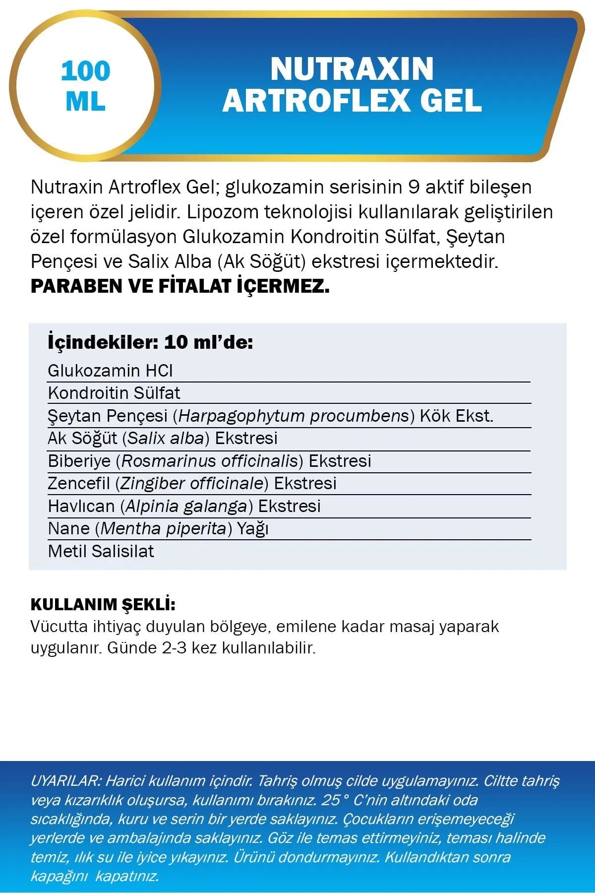 Nutraxin Artroflex HYA-C-II 90Tablet + Extra Gel HEDİYE
