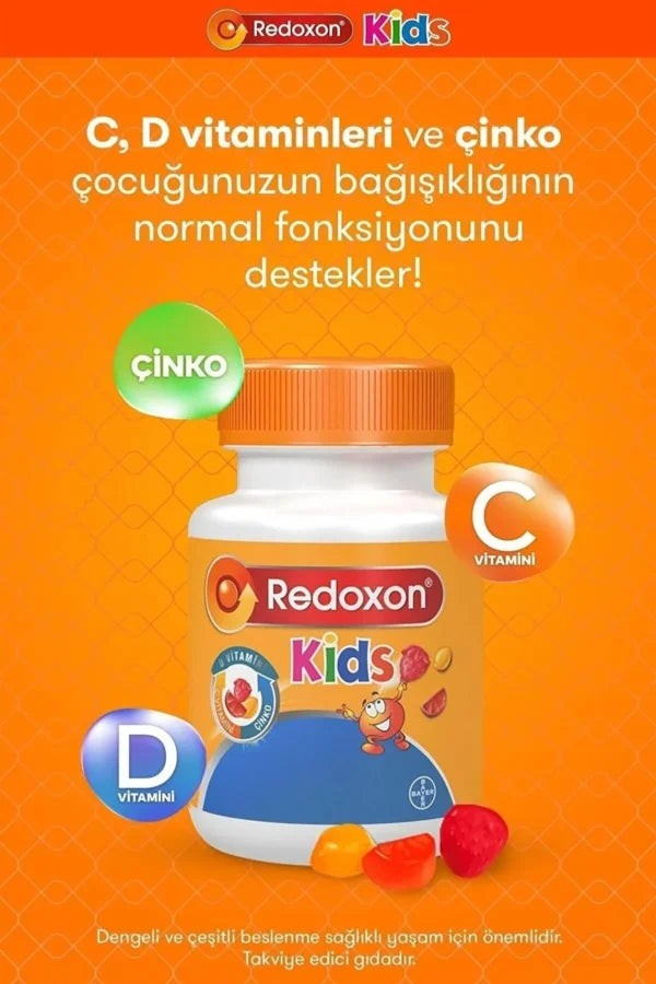 Redoxon Kids 60 Çiğnenebilir Tablet