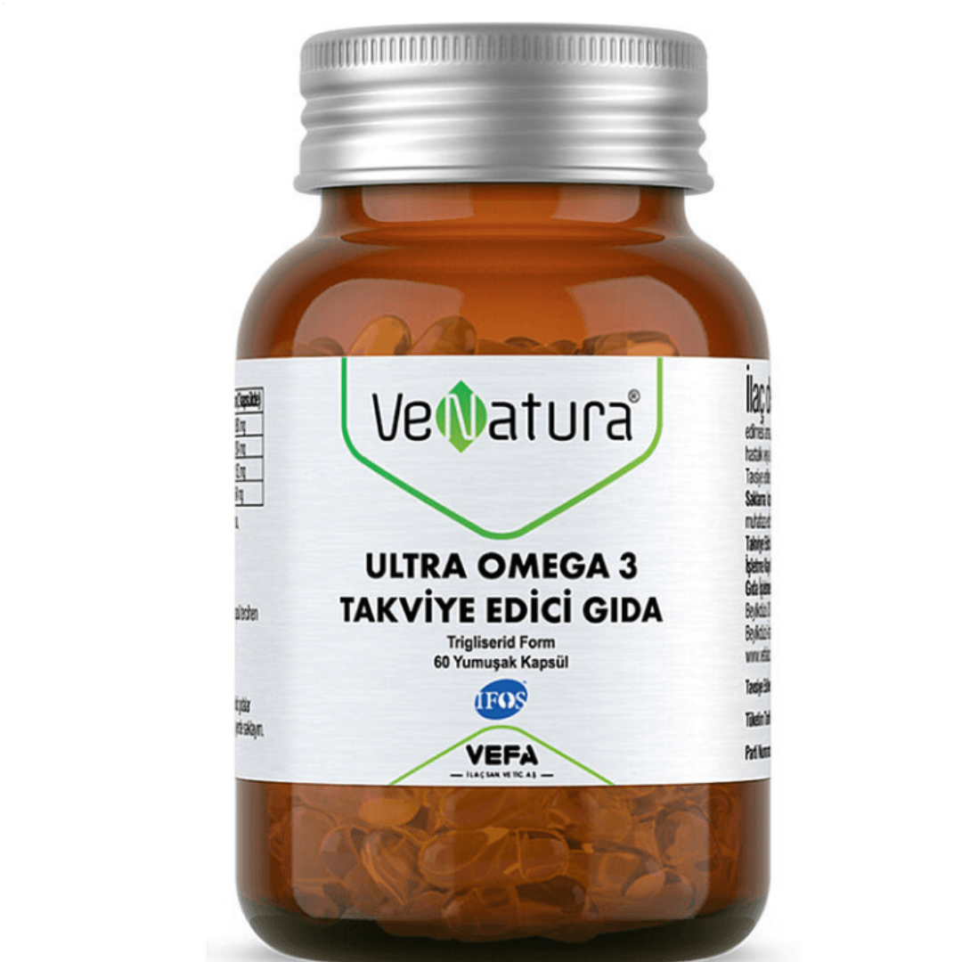 VeNatura Ultra Omega 3 Takviye Edici Gıda 60 Kapsül