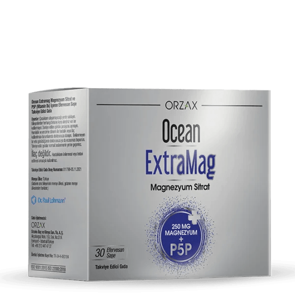 Ocean Extramag Magnezyum Sitrat  P-5-P 30 saşe