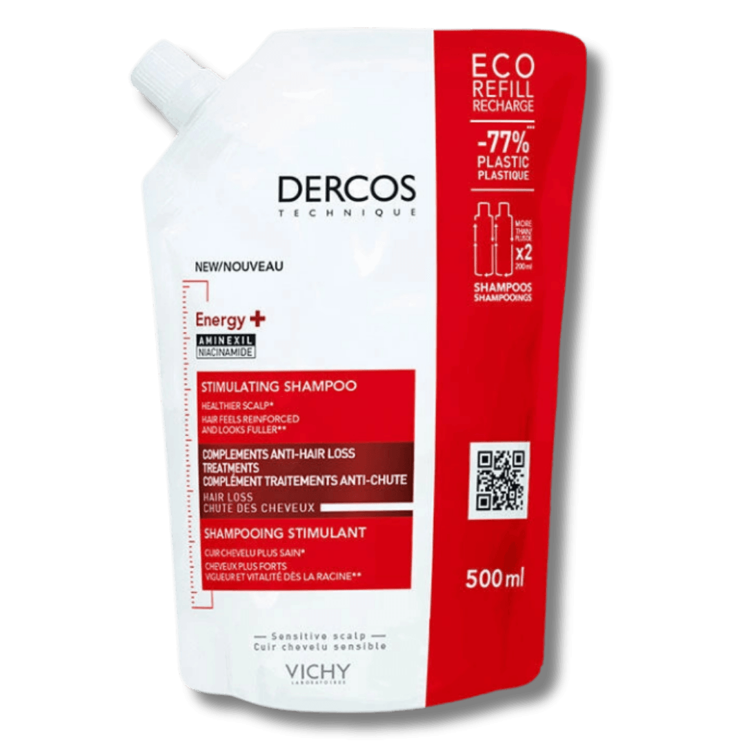 Vichy Dercos Energising Saç Dökülmesine Karşı Şampuan 500 ml - Refill