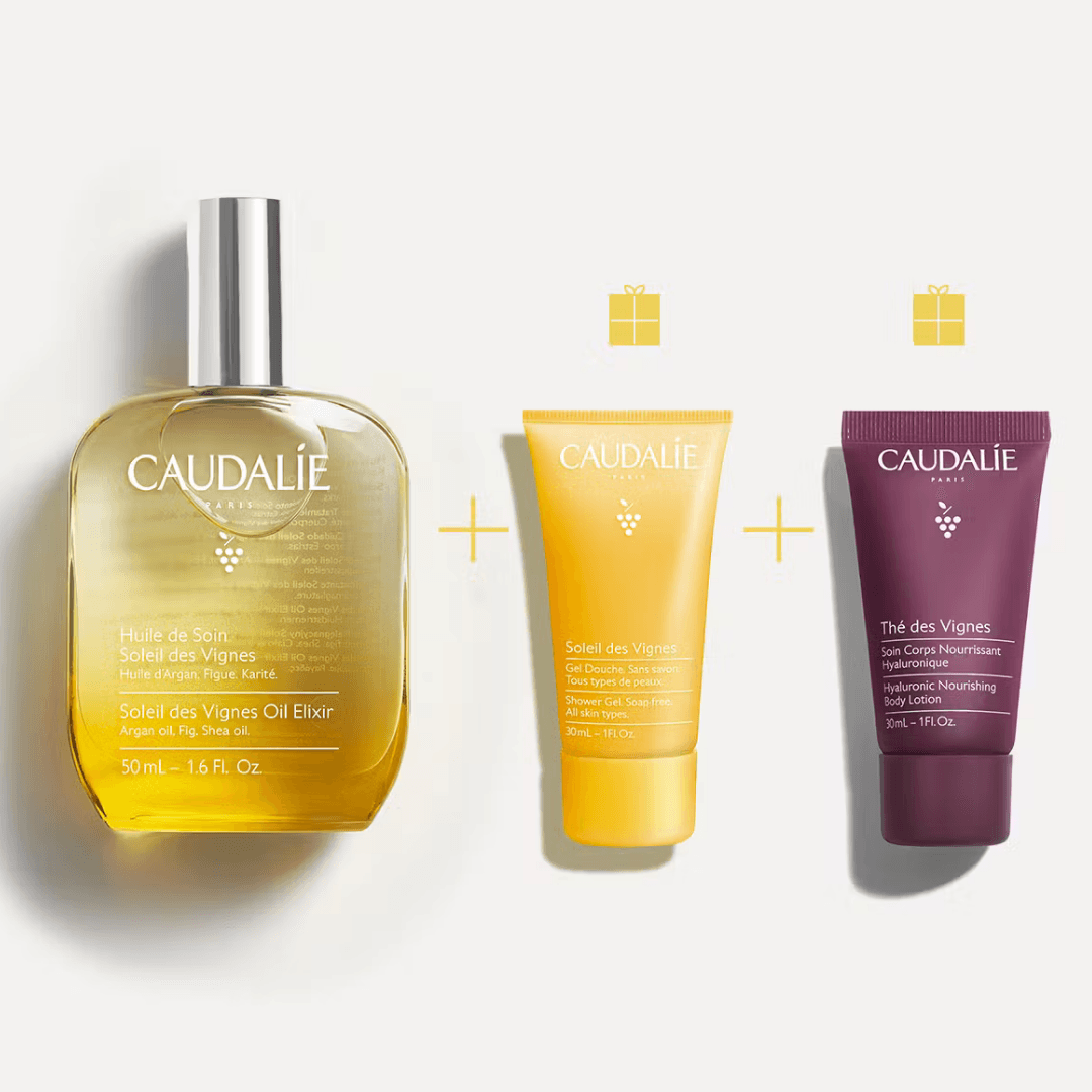 Caudalie Soleil des Vignes Elixir Yağ Seti