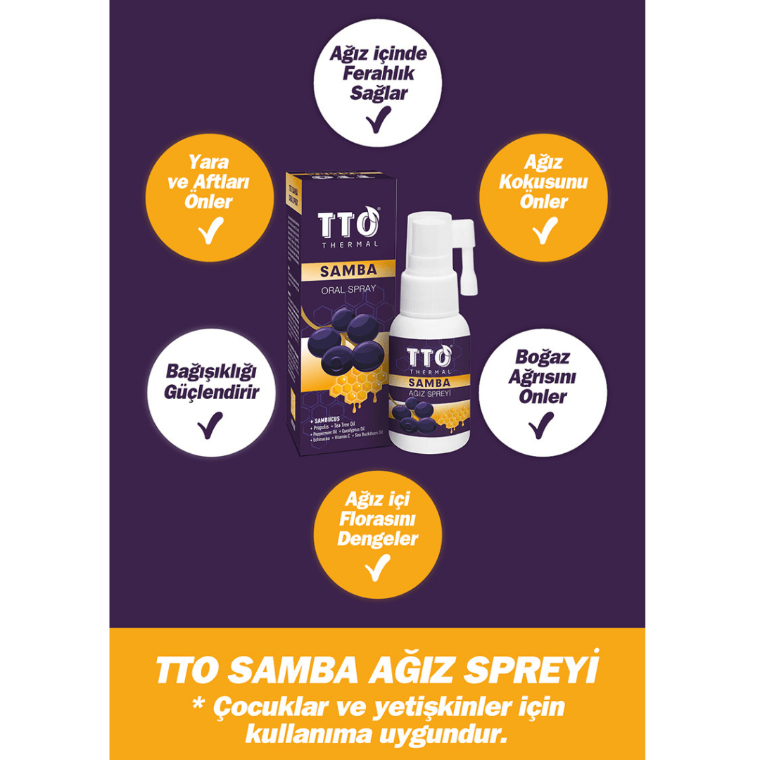 TTO Samba Ağız Spreyi 30 ml