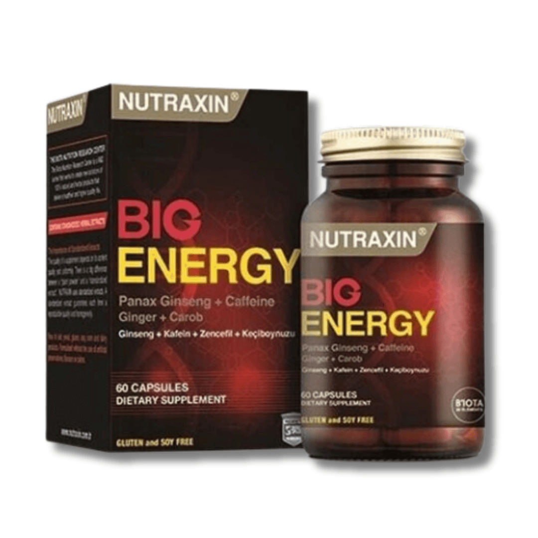 Nutraxin Big Energy Takviye Edici Gıda 60 Tablet