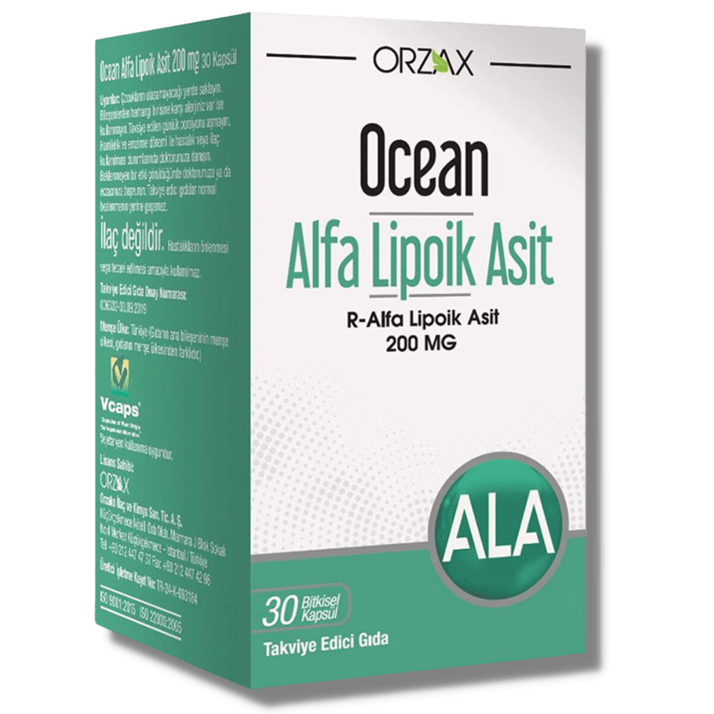 Ocean Alfa Lipoik Asit 200 Mg 30 Kapsül