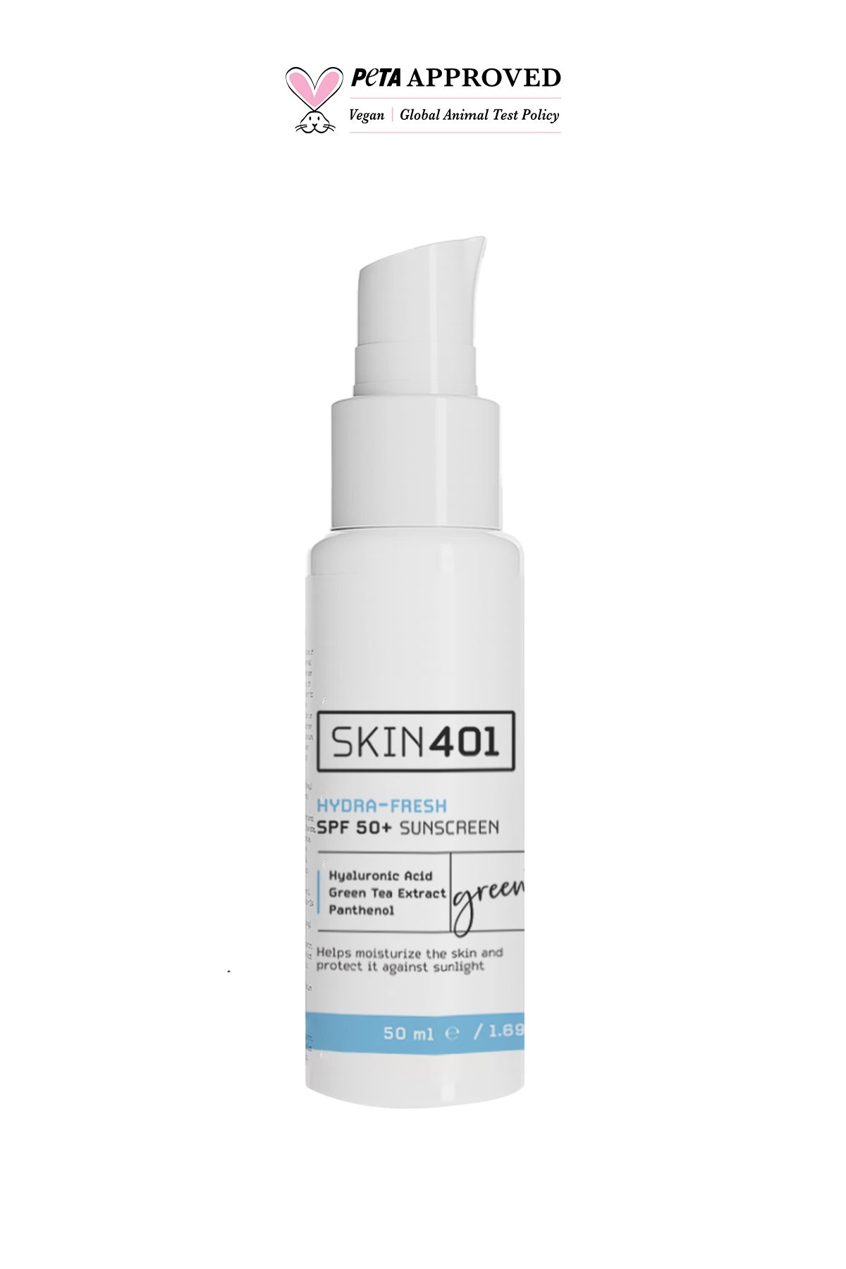 Skin401 Spf 50 Hydra Fresh Nemlendirici Tazeleyici Güneş Kremi 50 ml