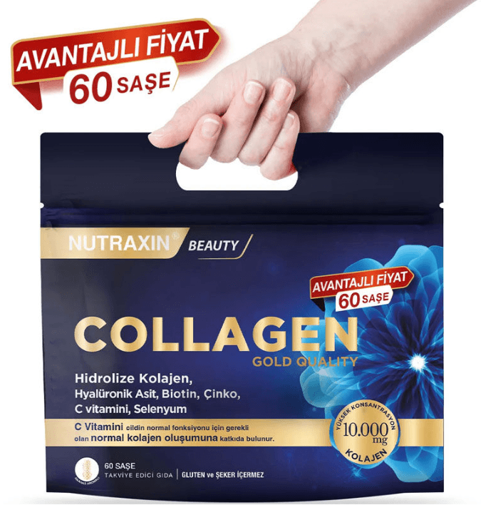 Nutraxin Collagen Gold Quality Hidrolize Kolajen 60 Saşe