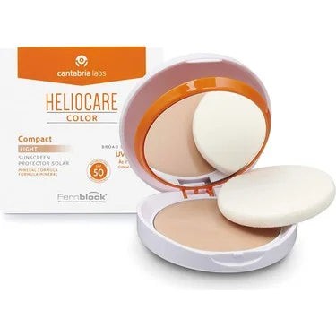 Heliocare Color SPF 50 Oil Free Compact 10 gr - Fair / Light /Brown