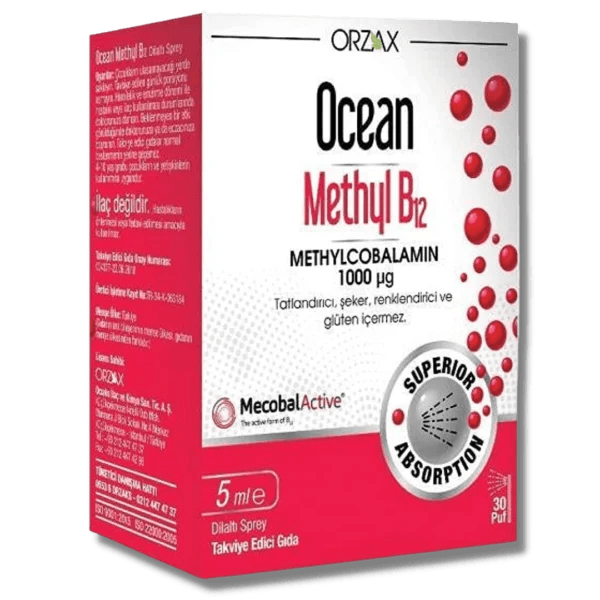 Ocean Methyl B12 Sprey 1000 mg 5 ml