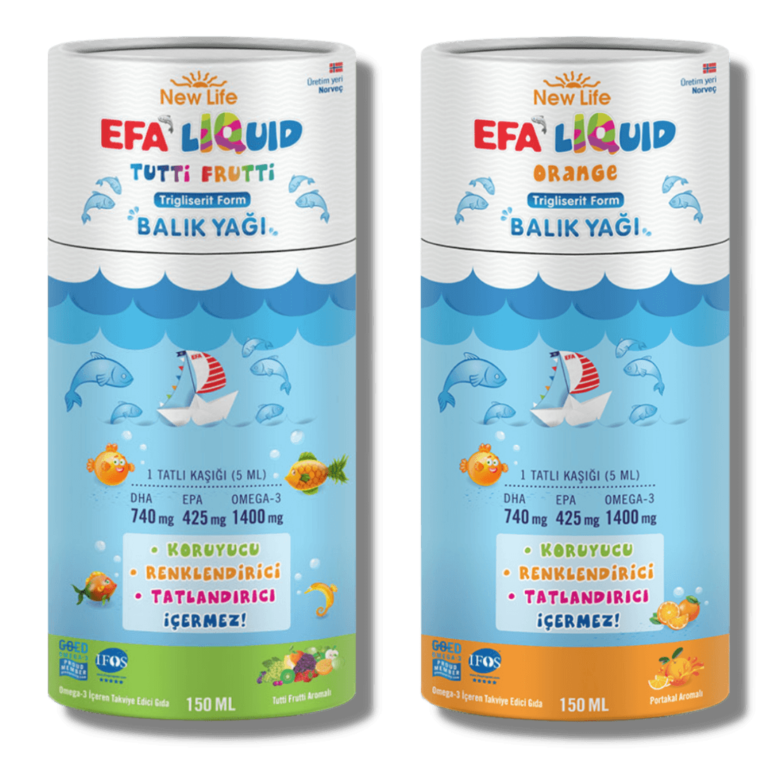 New Life Efa Liquid Balık Yağı Sıvı 150 ml