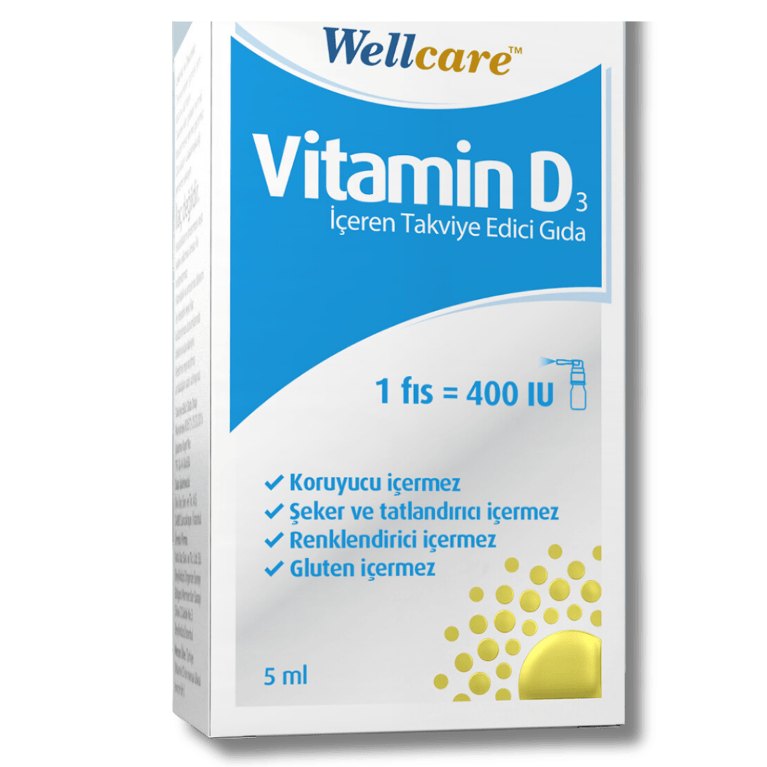 Wellcare Vitamin D3 400 IU 5 ml