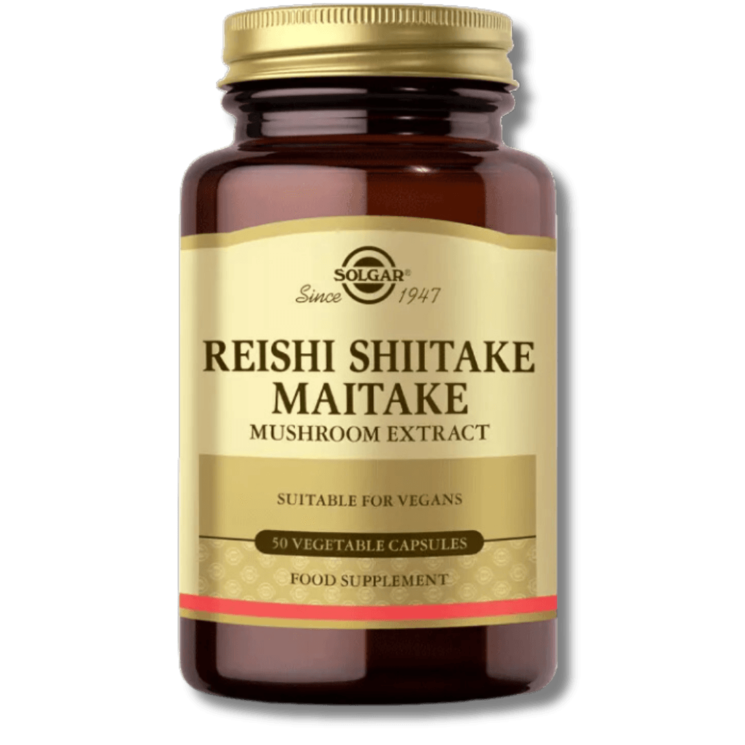 Solgar Reishi Shiitake Maitake Mushroom Extract 50 Kapsül