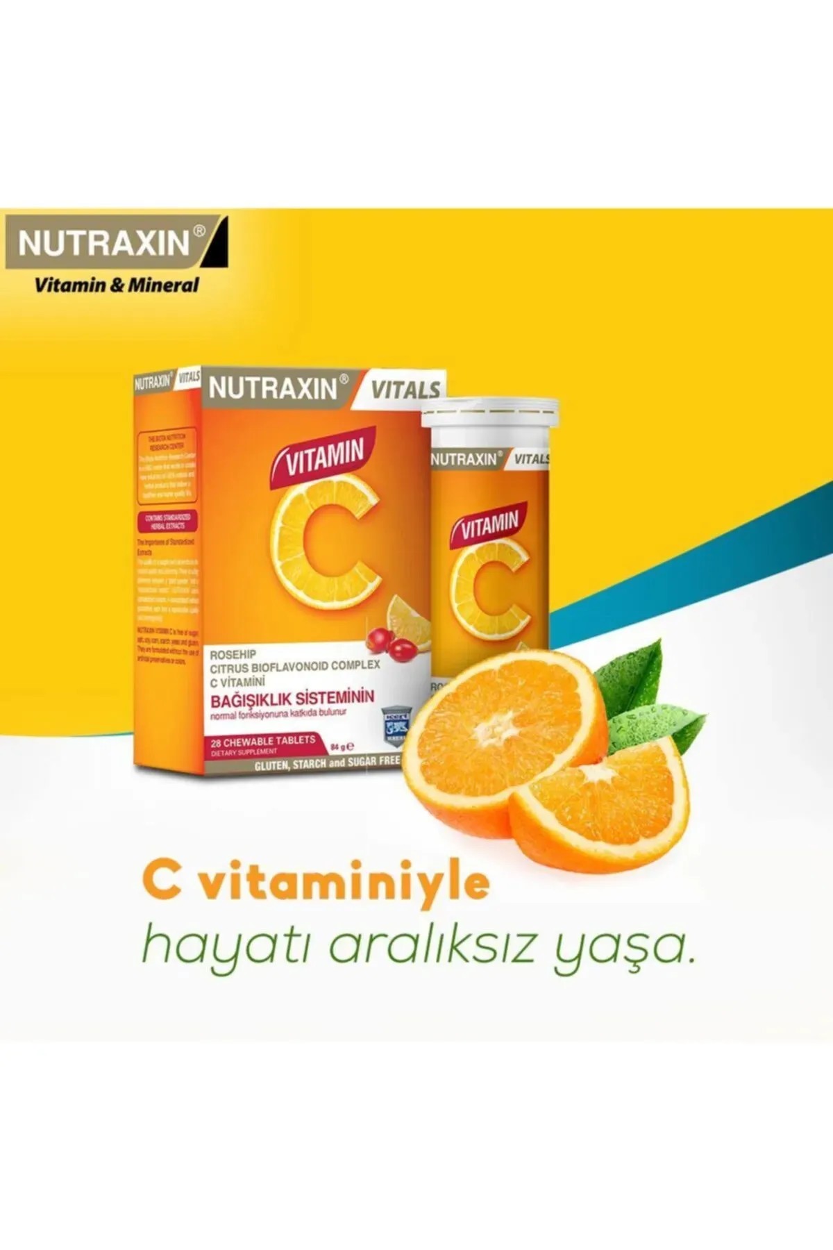 Nutraxin C Vitamini 28 Çiğnenebilir Tablet