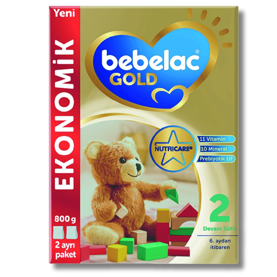 Bebelac Gold 2 Devam Sütü 800 gr 6-12 Ay