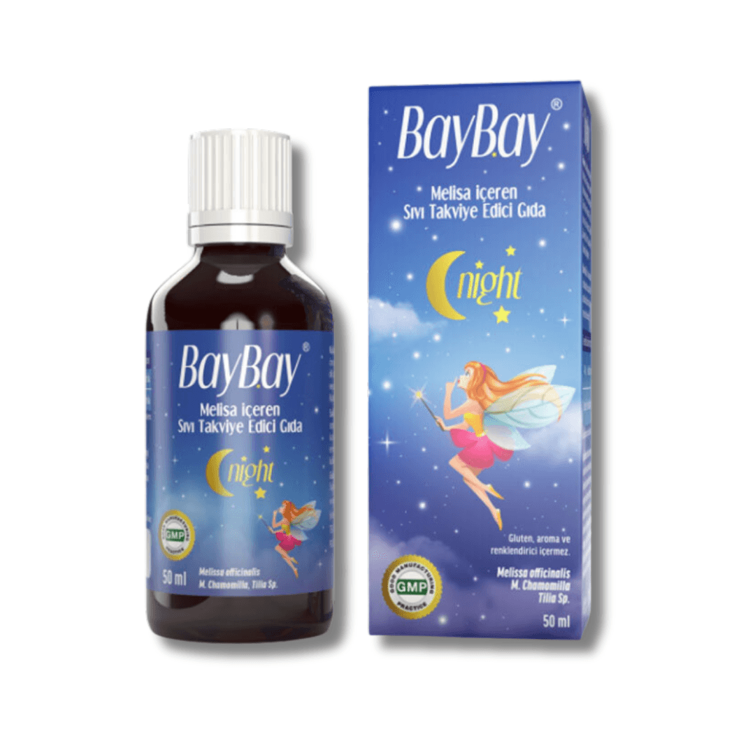 BayBay Night Melisa İçeren Sıvı Takviye Edici Gıda 50 ml