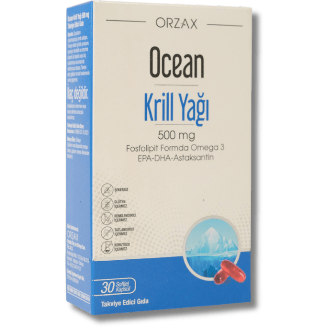 Ocean Krill Oil 500 mg 30 Kapsül