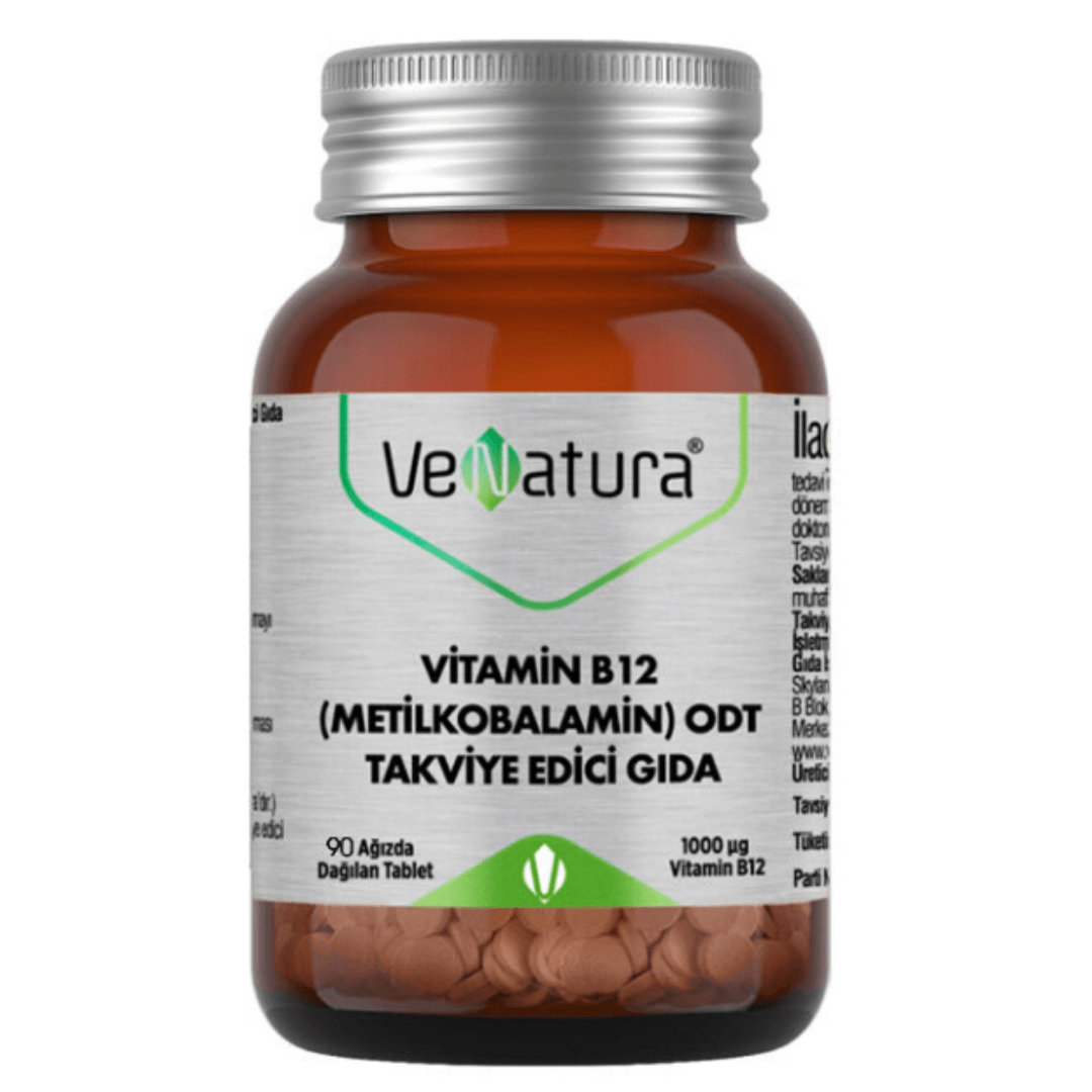 Venatura Vitamin B12 Odt Takviye Edici Gıda 90 Tablet